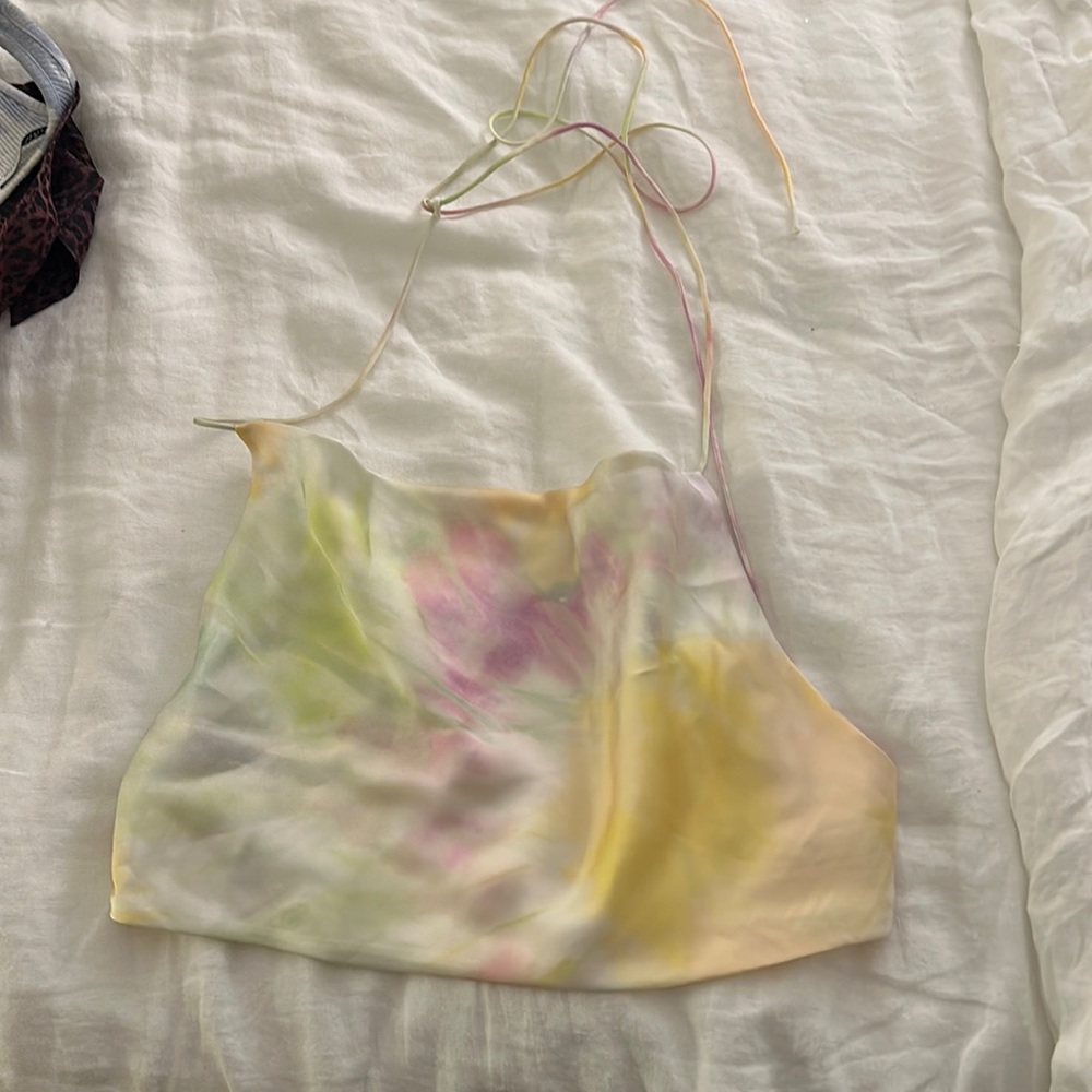 Zara tie dye top